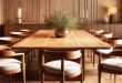 Inspirasi Desain Meja Kayu untuk Tampilan Ruangan yang Hangat dan Elegan