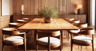 Inspirasi Desain Meja Kayu untuk Tampilan Ruangan yang Hangat dan Elegan